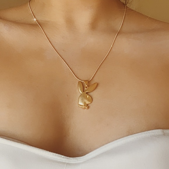 PLAYBOY Jewelry - LAST ONE! playboy gold plated necklace✨